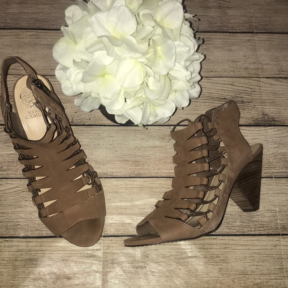 Vince Camuto Gladiator Caged Heeled Sandals